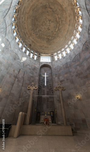 Inside the Church of the Holy Archangels within the complex of the Mother See of Holy Etchmiadzin.