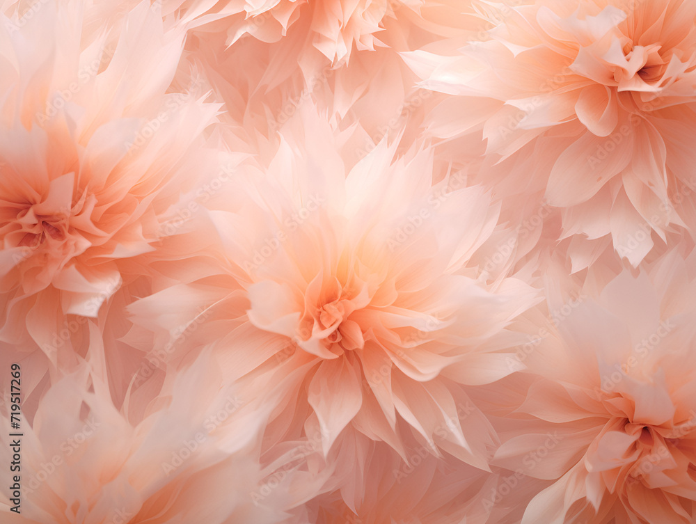 Close up pastel pink flowers, floral background 
