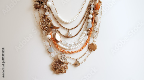 Bohemian inspired layered necklace