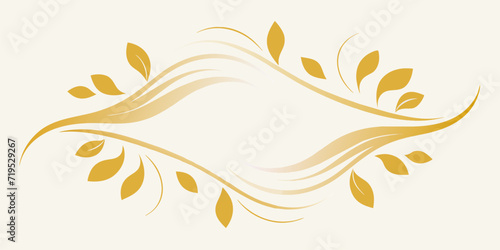 Abstract soft white gold minimal luxury background. Flat vector.