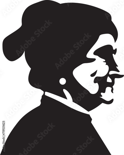 Elegance in Lines Womans Silhouette VectorBold and Beautiful Women Vector Art