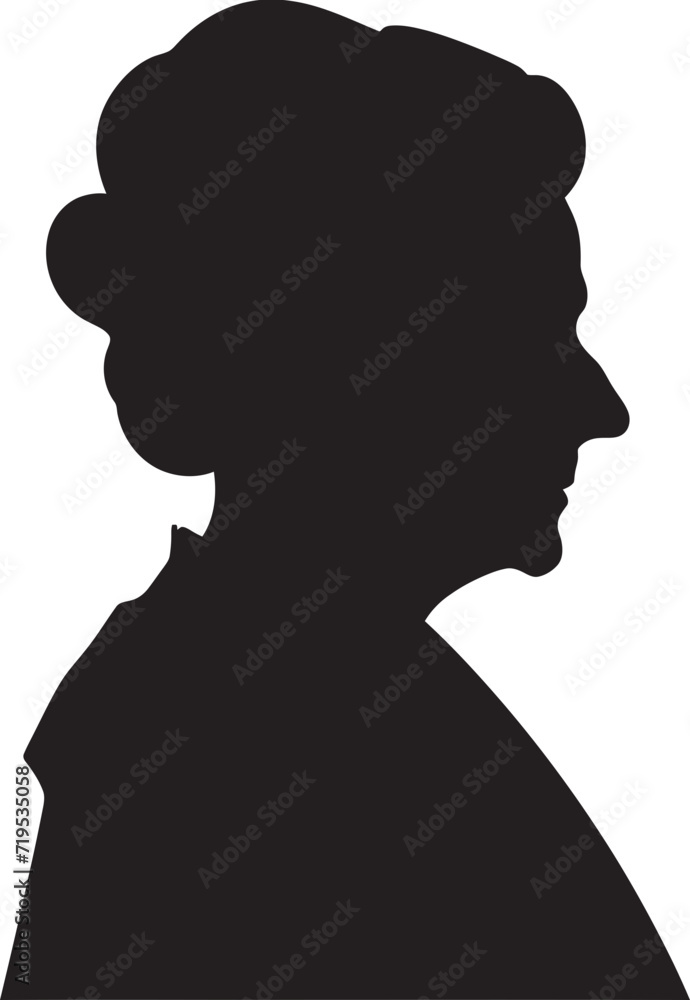 Expressive Womens Poses Vector Black IllustrationIntricate Feminine Beauty Vector Portrait