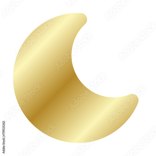 Gold Moon Icon