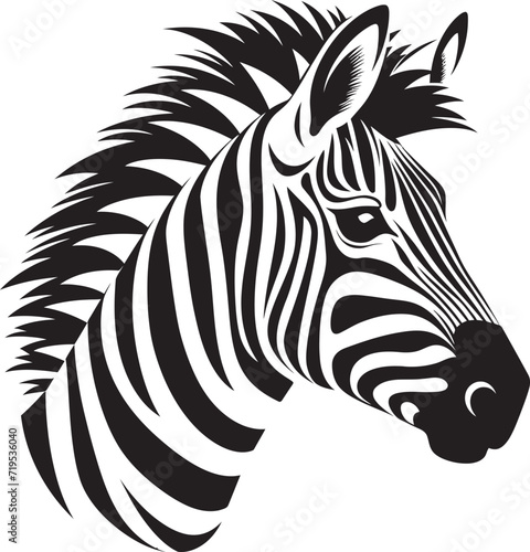 Zebra Vector Magic Wildlife PortrayalLinear Charm Zebra Vector Sketches