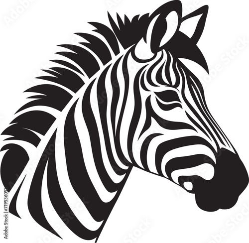 Linear Charm Zebra Vector SketchesAbstract Splendor Vector Zebra Showcase