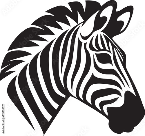 Intriguing Wildlife Vector Zebra DesignVectorized Elegance Zebra Vector Imagery