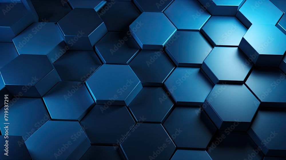 an abstract blue technology-themed background composed of hexagonal shapes, the intricate patterns and futuristic feel, emphasizing the technological essence of the design. an abstract blue technology-themed background composed of hexagonal shapes, the intricate patterns and futuristic feel, emphasizing the technological essence of the design.