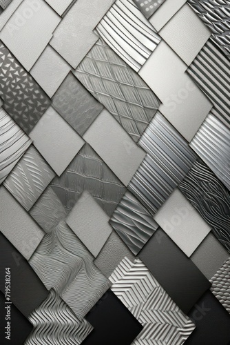 silver different pattern illustrations