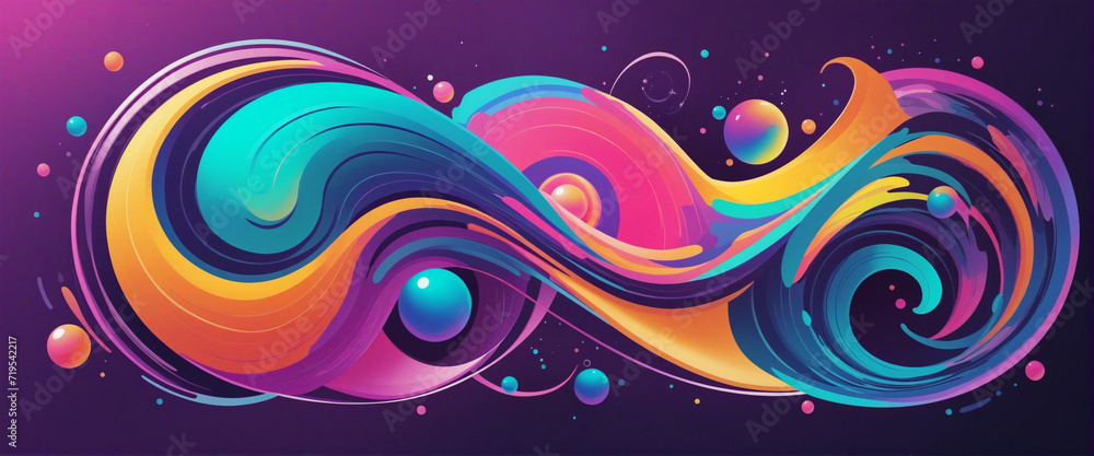 80s-90s inspired geometric designs with holographic backlighting ...