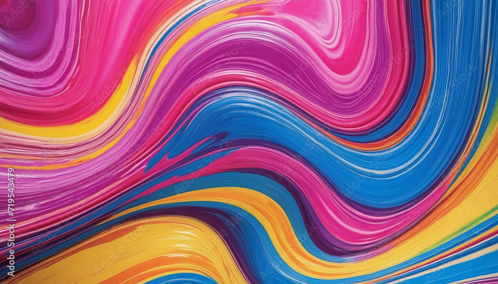 Vibrant Abstract Color Wave Pattern on Retro Background Vibrant Abstract Color Wave Pattern on Retro Background