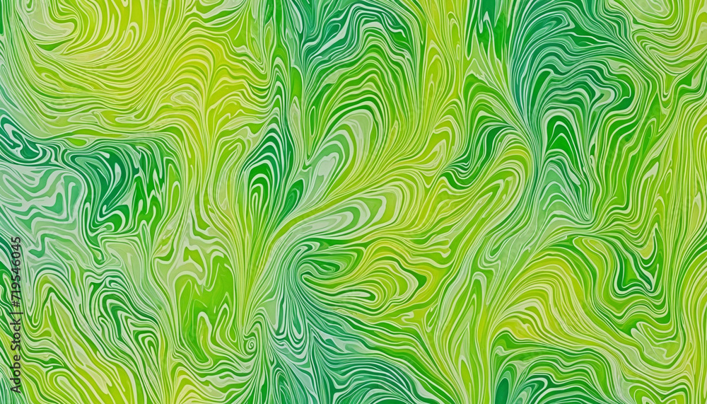 Neon Lime Print with Abstract Pulse Distortion Neon Lime Print with Abstract Pulse Distortion