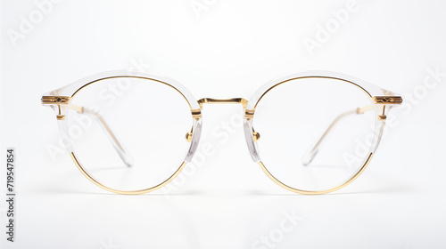 Vintage-inspired round-frame glasses