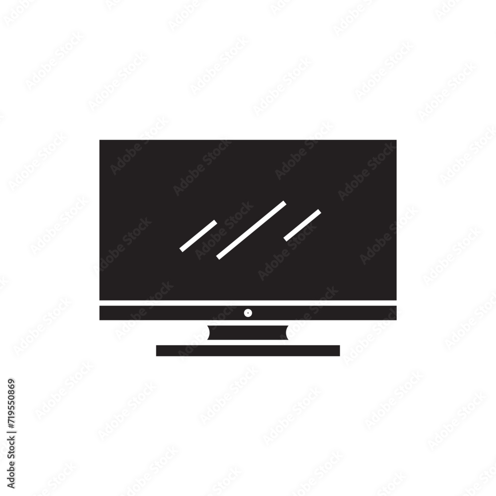 TV icon. Vector linear sign, symbol, logo of TV set for mobile concept and web design. Icon for the website of the store of household appliances, gadgets and electronics. TV icon. Vector linear sign, symbol, logo of TV set for mobile concept and web design. Icon for the website of the store of household appliances, gadgets and electronics.