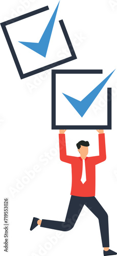 Task management and verify task complete and scheduling for task list for work concept,
