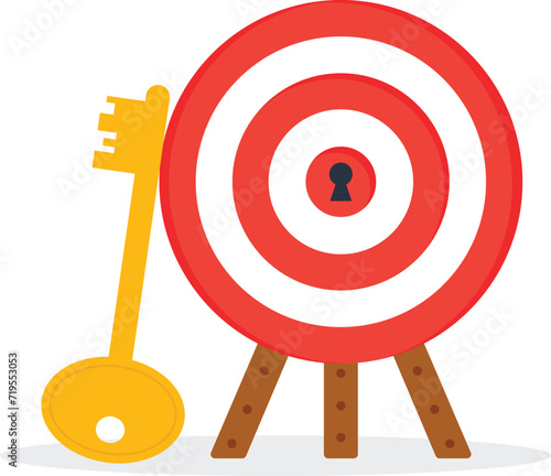 Success Strategy and business goal and target for business success concept,
