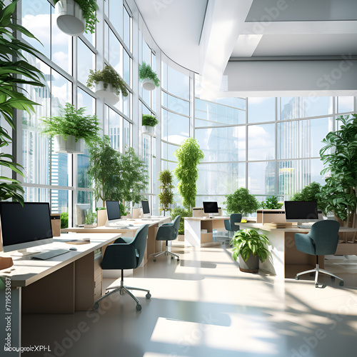 modern office room