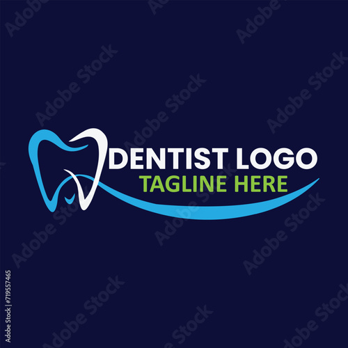 dental care logo design vector