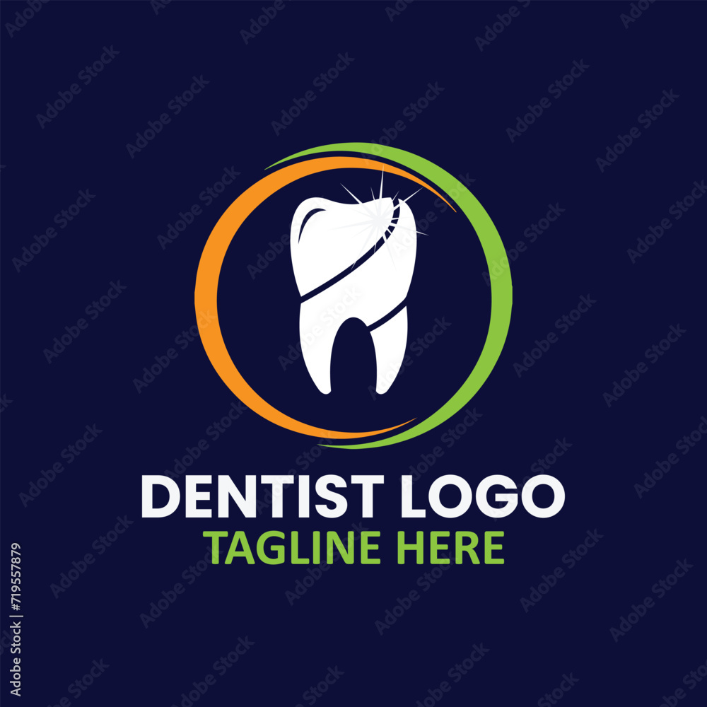 dental care logo design vector dental care logo design vector