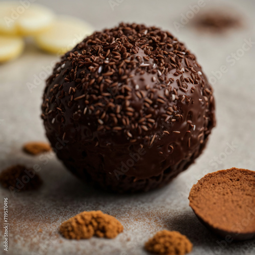 Chocolate Bliss Bombs: Bite-Sized Brigadeiro Truffles from Brazil photo