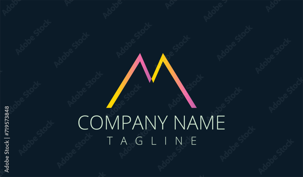 Vector logo design template. Corporate identity design element. Business sign.