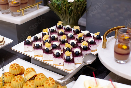 Blue Berry Cheese Cake, Delicious Desserts.