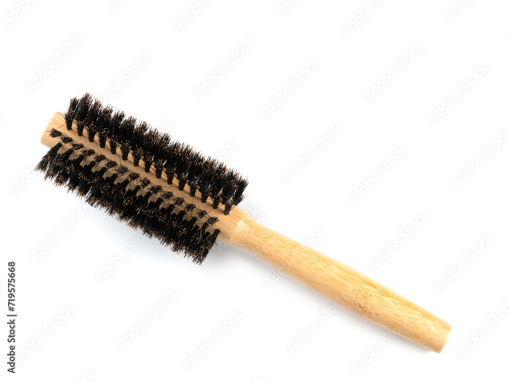 Hair Brush, Hair Brush on White Background, Round Hair Brush, Brush Background, Hair Styling Hair Brush, Hair Brush on White Background, Round Hair Brush, Brush Background, Hair Styling