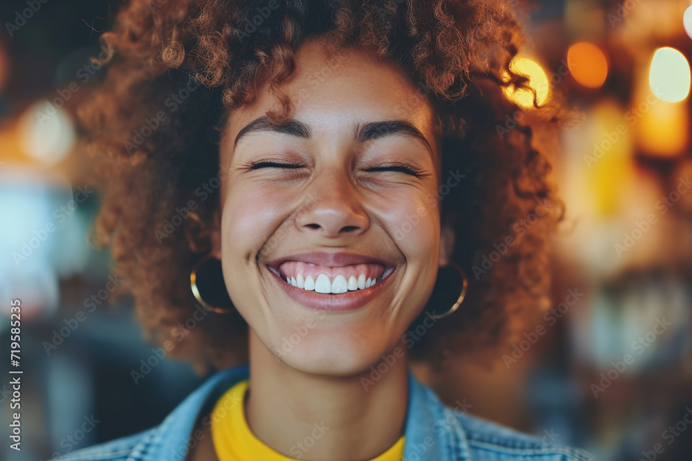 Smiling and laughing, positive emotional experiences. Smiling and laughing, positive emotional experiences.