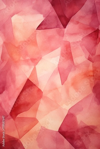 Garnet watercolor abstract painted background on vintage paper background
