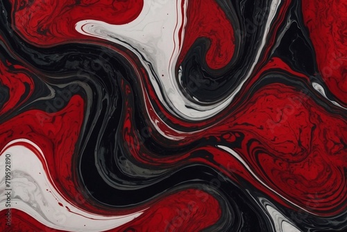 liquid abstract red background