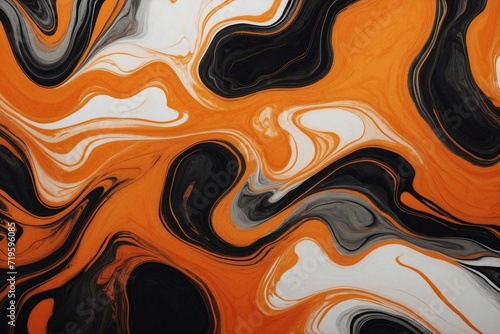 acrylic abstract orange background