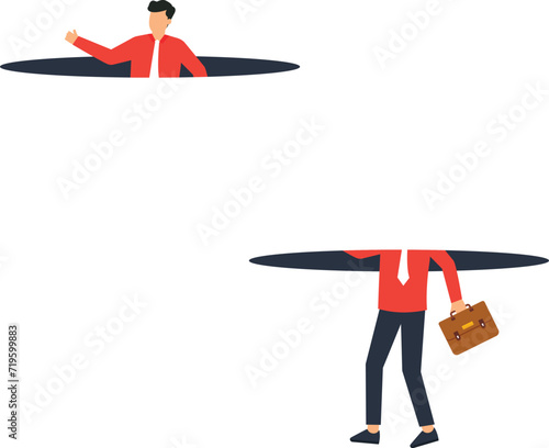Ambition and motivation, overcome difficulty, encouragement, attitude to be success concept
