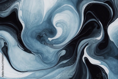 watercolour abstract blue background with swirls