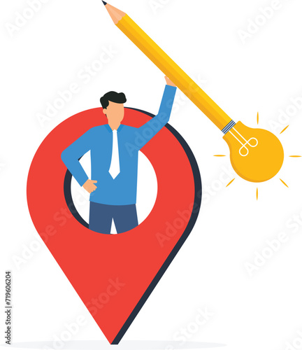 Wisdom or understanding and key to unlock answer for problem and questions, Solution or reason to solve problem, Businessman holding golden key to unlock keyhole on question mark sign concept,
