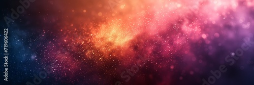 a colorful orange and purple background, in the style of cosmic inspiration