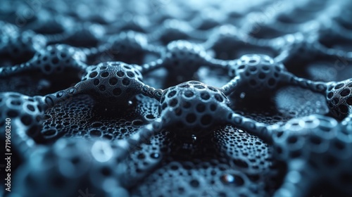  a close up of a bunch of bubbles with water droplets in the middle of the bubbles and the bubbles in the middle of the bubbles on the bottom of the bubbles.