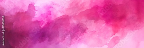 Magenta watercolor abstract painted background on vintage paper background © Lenhard