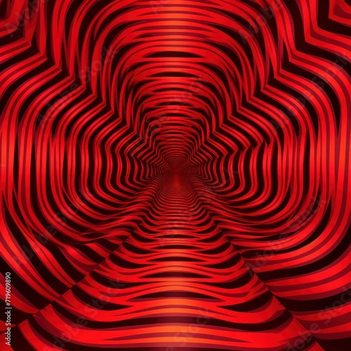 Maroon groovy psychedelic optical illusion background