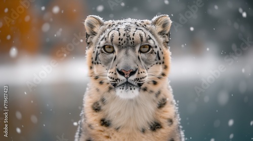 View of Snow Leopards