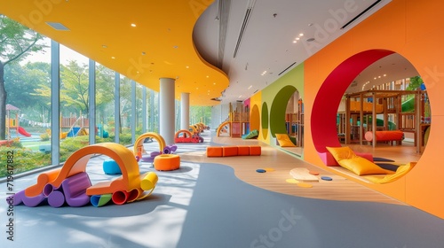 Modern design meets the imagination, creating an ideal space for children