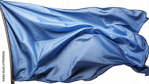 blue flag isolated on white background
