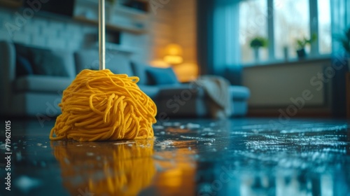 Home cleaning advertisements feature residences impeccably cleaned