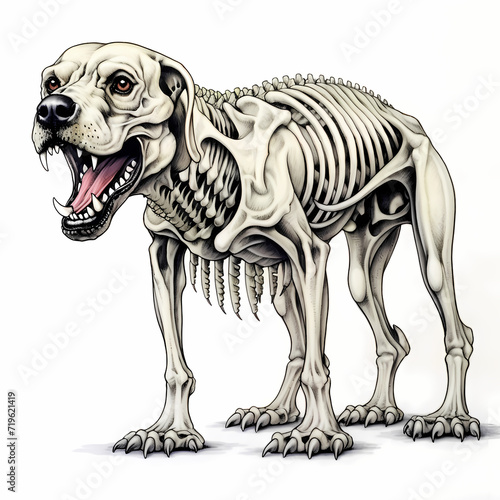 Decorative skull of Dog in ...