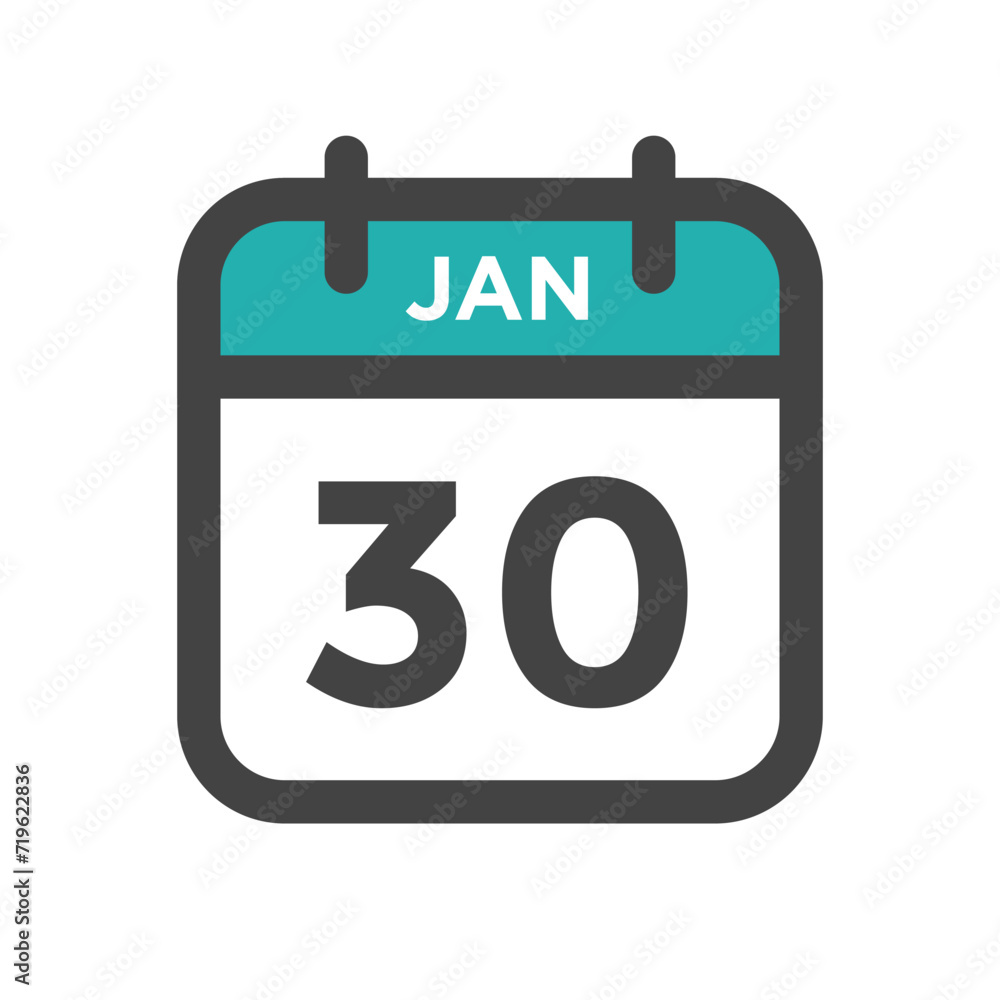 January 30 Calendar Day or Calender Date for Deadlines or Appointment January 30 Calendar Day or Calender Date for Deadlines or Appointment