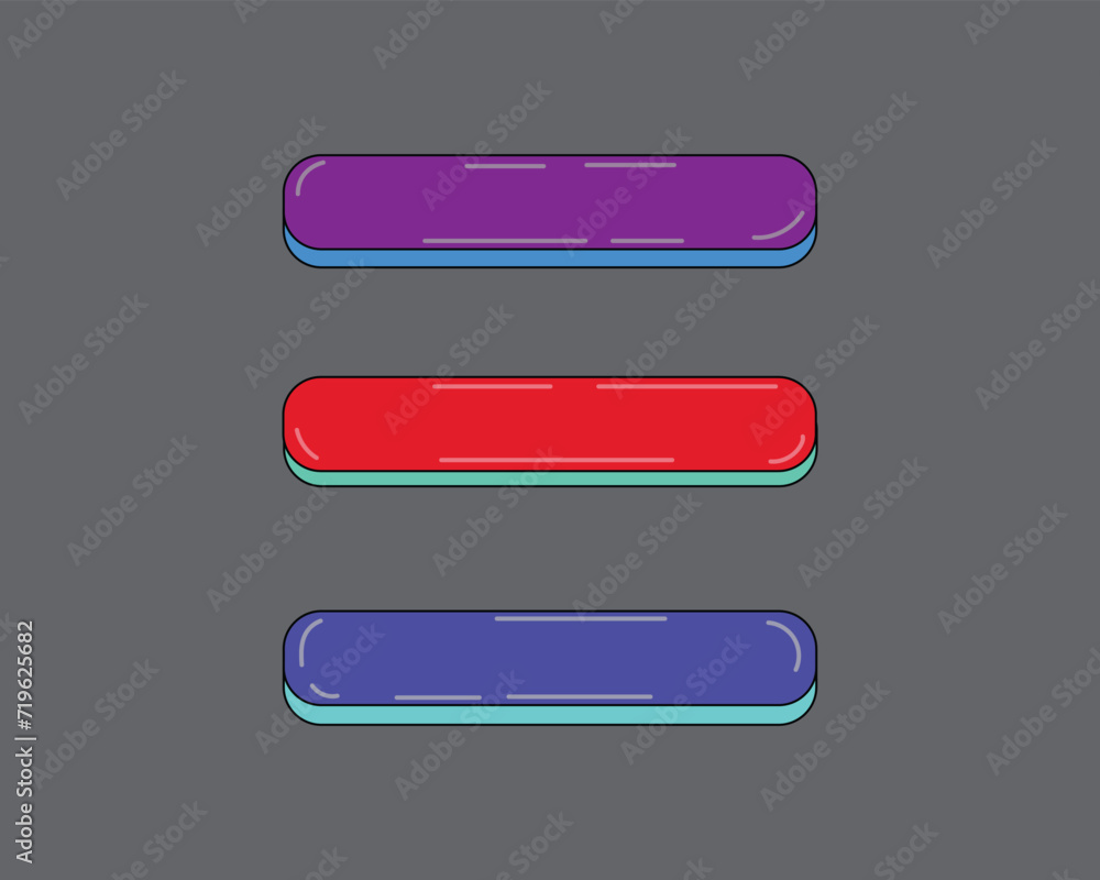 buttons for web vector buttons for web vector