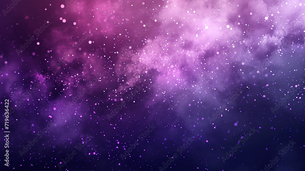 Purple abstract background with bokeh