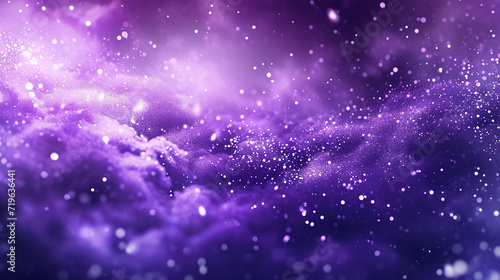 Purple abstract background with bokeh