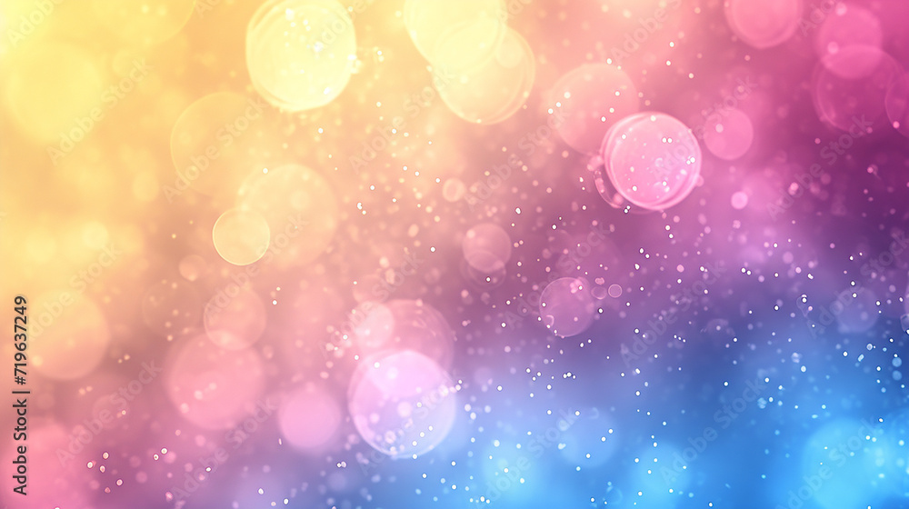 Pink, yellow, and blue abstract background