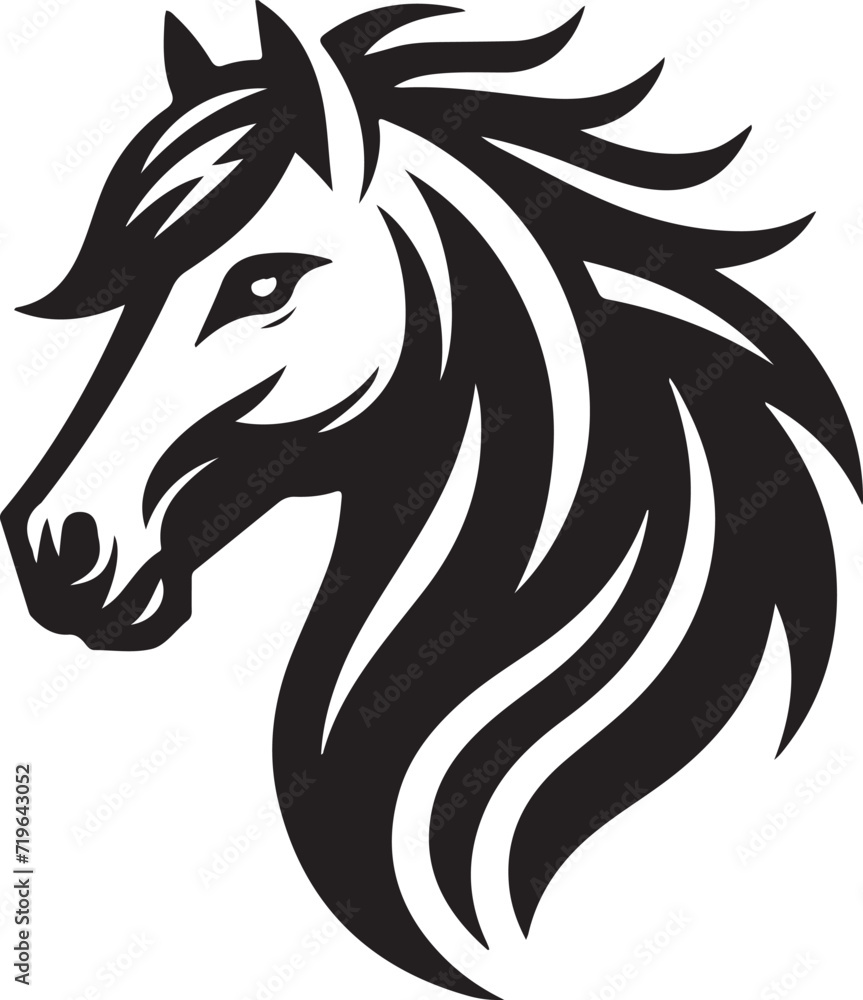 Horse Head Illustration Horse Head Illustration