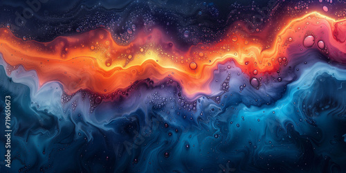 Vibrant Viscosity: Colorful Liquid Patterns
