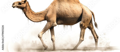 Camel illustration. Hand drawn camel photo